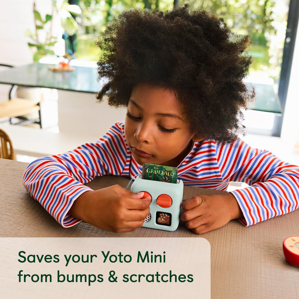 Yoto Mini Anti-Slip Silicone Skin provides a secure grip during busy daily activities.
