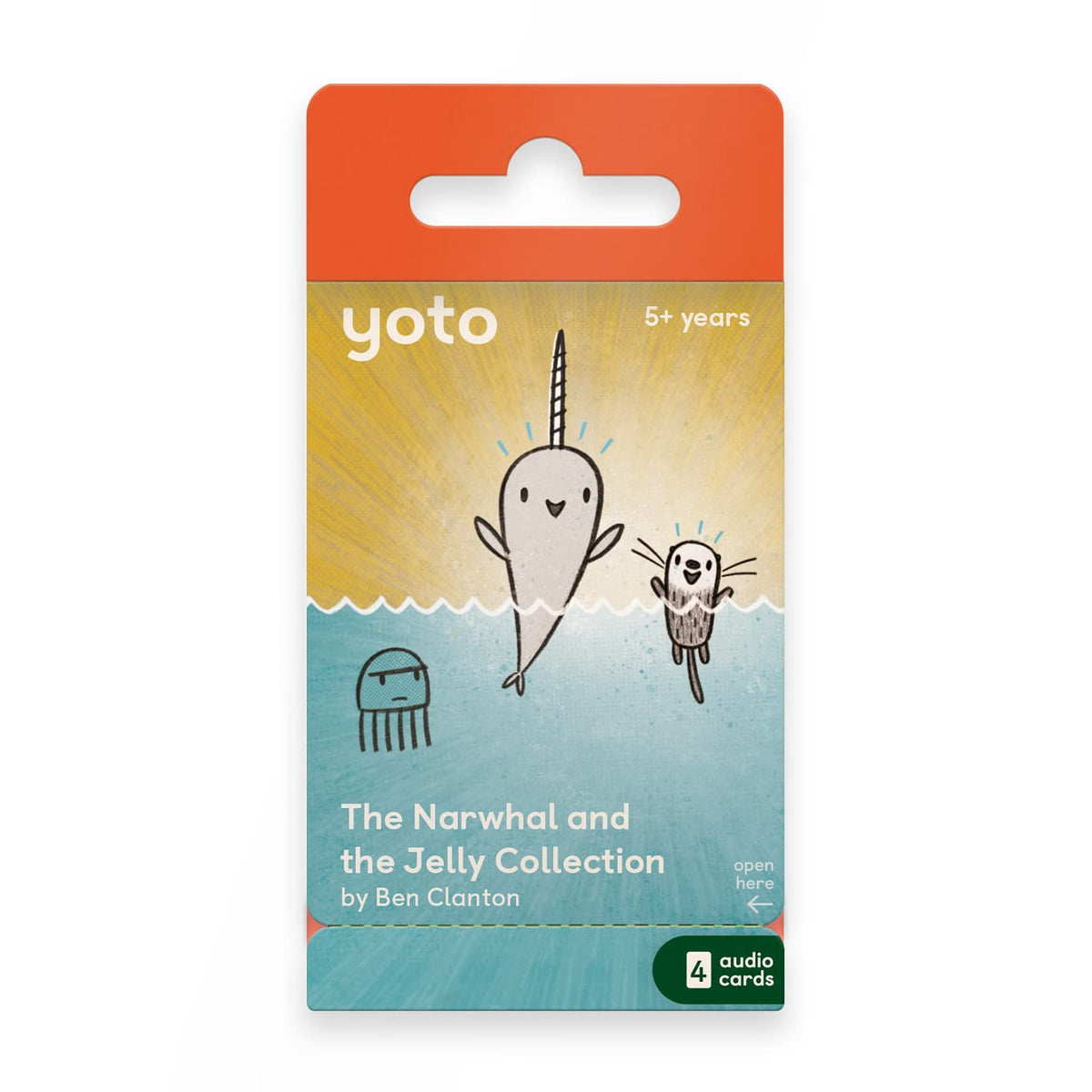 YOTO Narwhal Jelly card pack for screen-free storytelling at home.