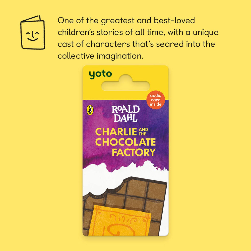 Vibrant packaging for the YOTO audio card invites screen-free play and learning.