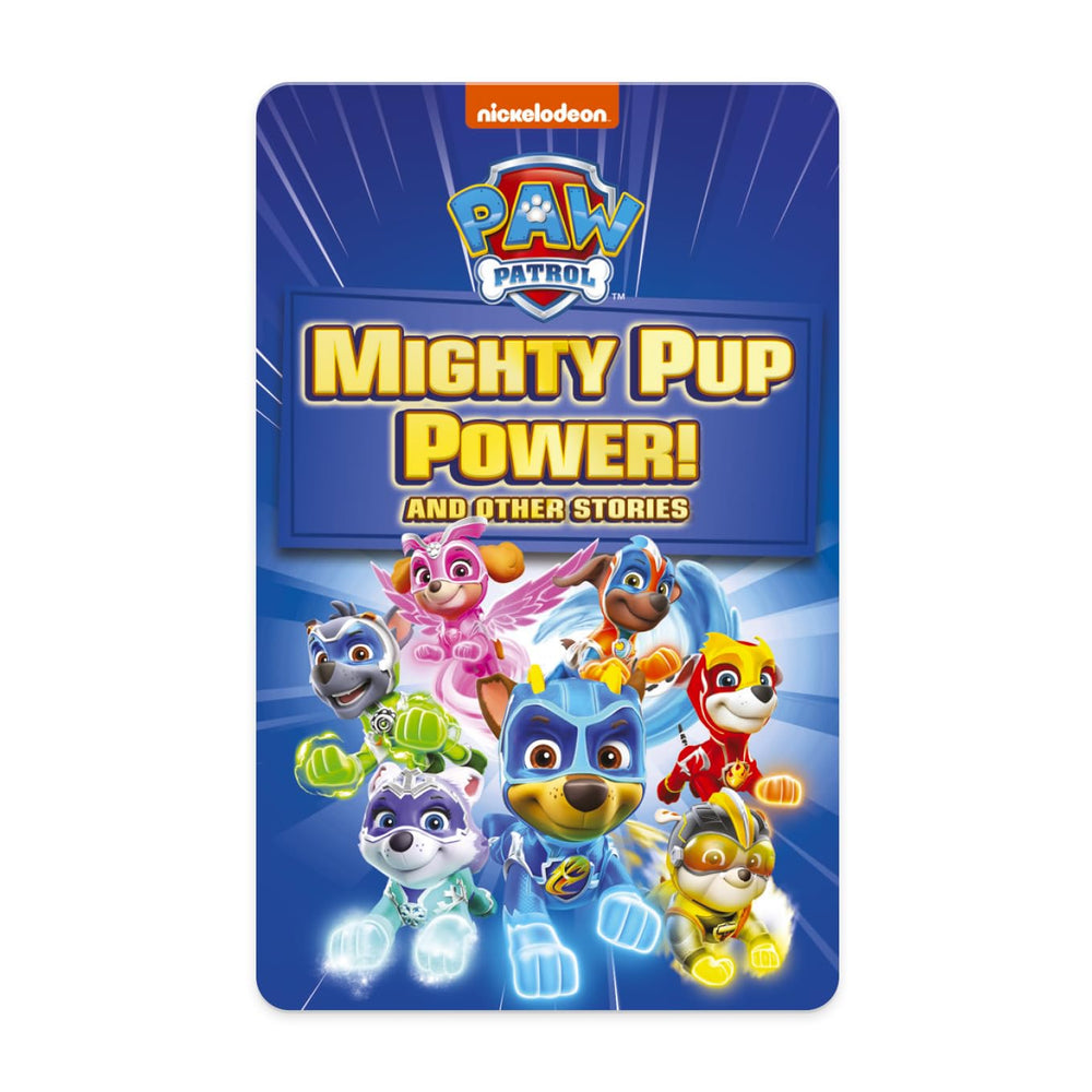 YOTO Paw Patrol Mighty Pup Power Card front view for screen-free storytelling adventures.
