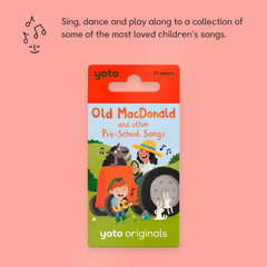Card being inserted into the Yoto player for easy play.