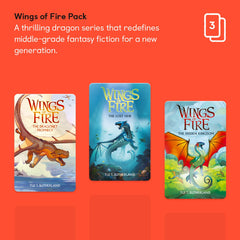 YOTO Player with Wings of Fire cards for instant listening