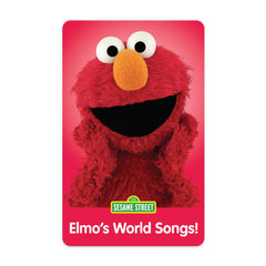 YOTO Sesame Street Elmo World Songs card in hero view for screen-free, music-filled playtime.