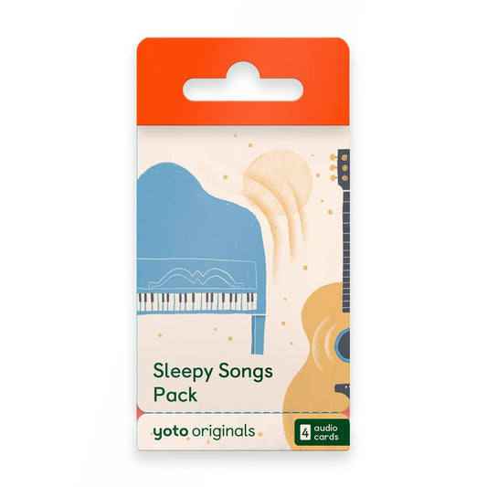 YOTO Sleepy Songs Gentle Guitar Card for soothing bedtime listening.