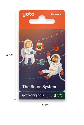 YOTO Solar System make-your-own-card encourages creative content creation