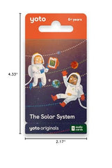 YOTO Solar System make-your-own-card encourages creative content creation