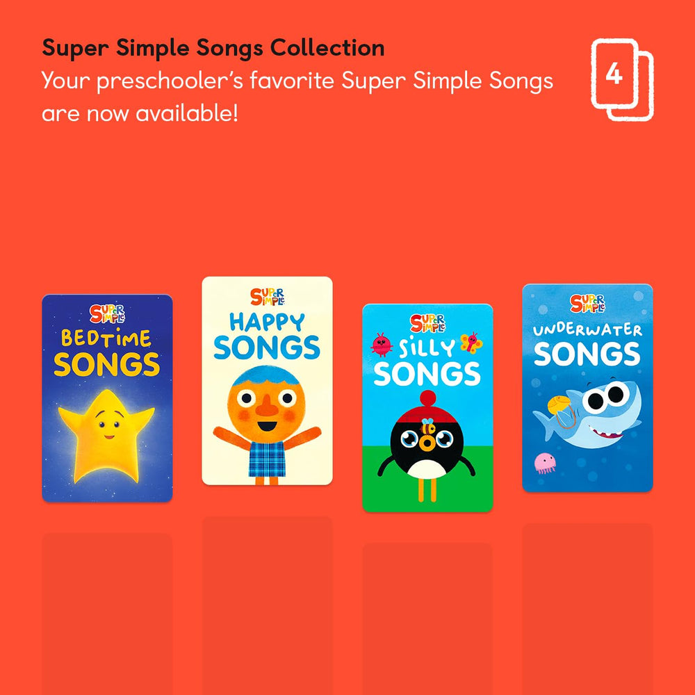 YOTO Super Simple Songs Collection – 4 Kids Musical Cards for Screen-F ...