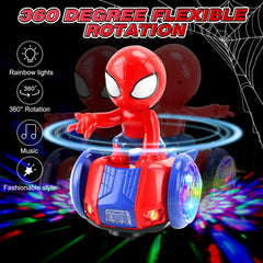 YOTOY Dancing Spider's auto-steer navigates around obstacles for hands-free play.