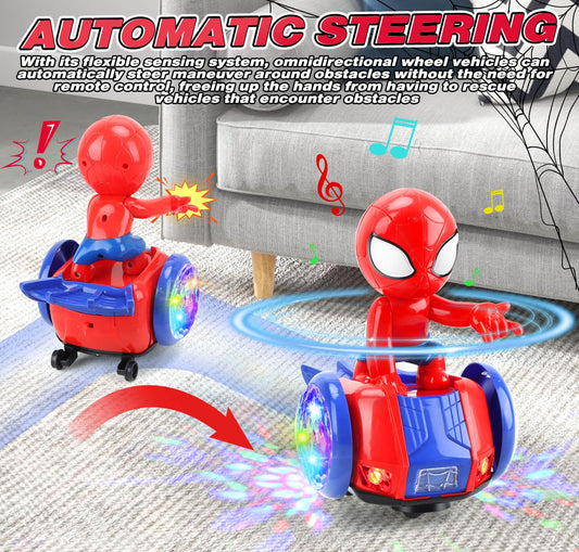 YOTOY Dancing Spider spins to dynamic music for lively play.