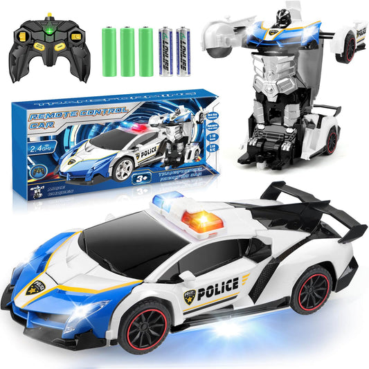 YOTOY remote-control car with transform button enables quick mode changes