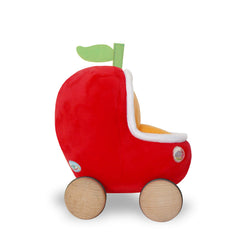 YOTTOY Applecar interior with orange tones supports visual exploration