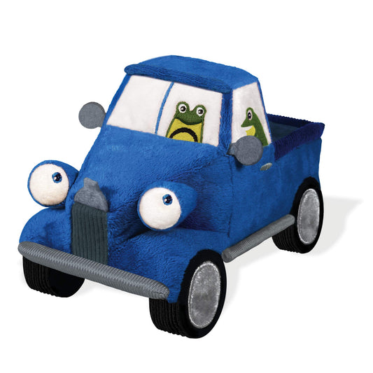 YOTTOY Little Blue Truck plush face with soft textures for gentle play.