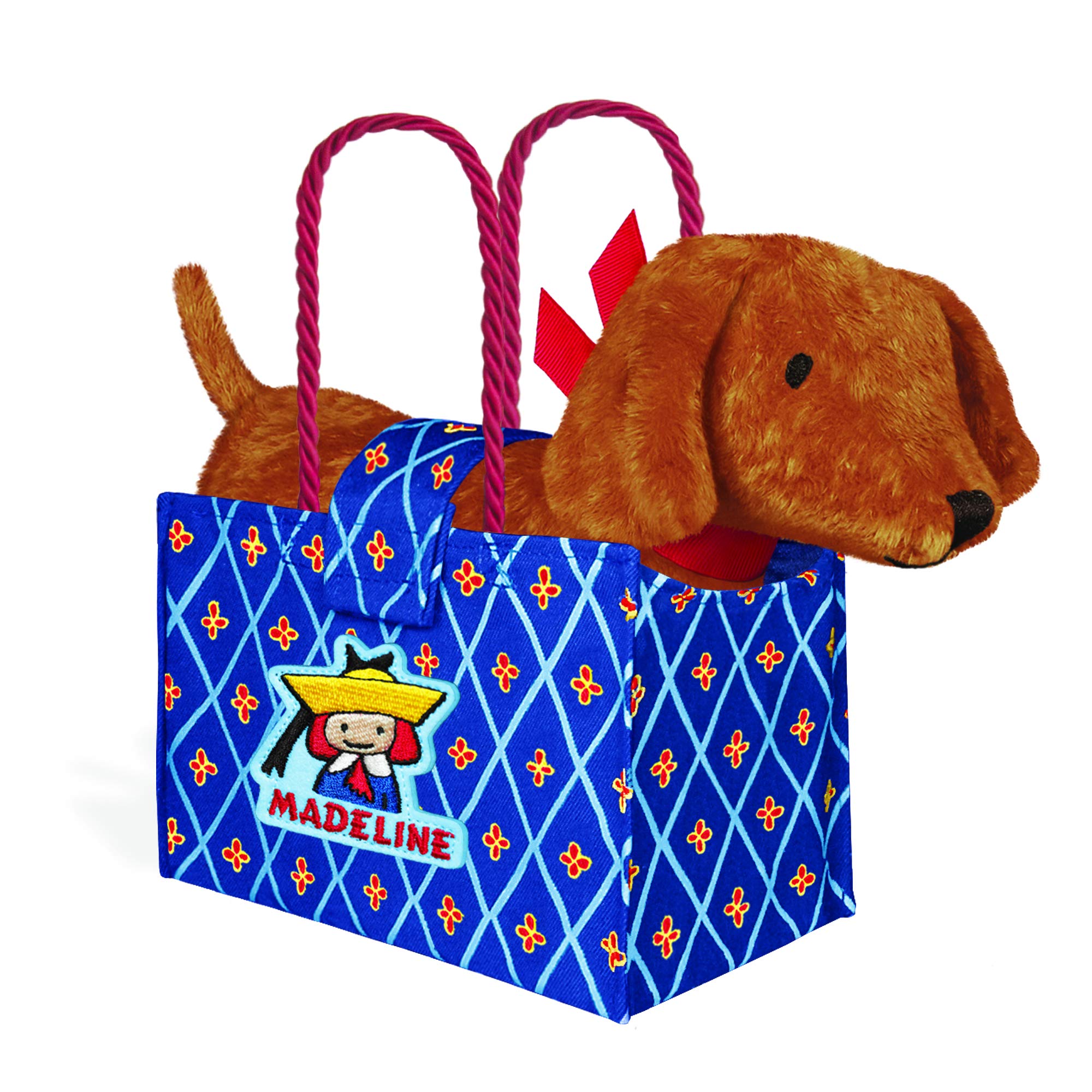 YOTTOY Genevieve plush dog in soft chenille for cozy hugs