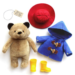 YOTTOY Paddington Bear shines with black eyes and embroidered smile.