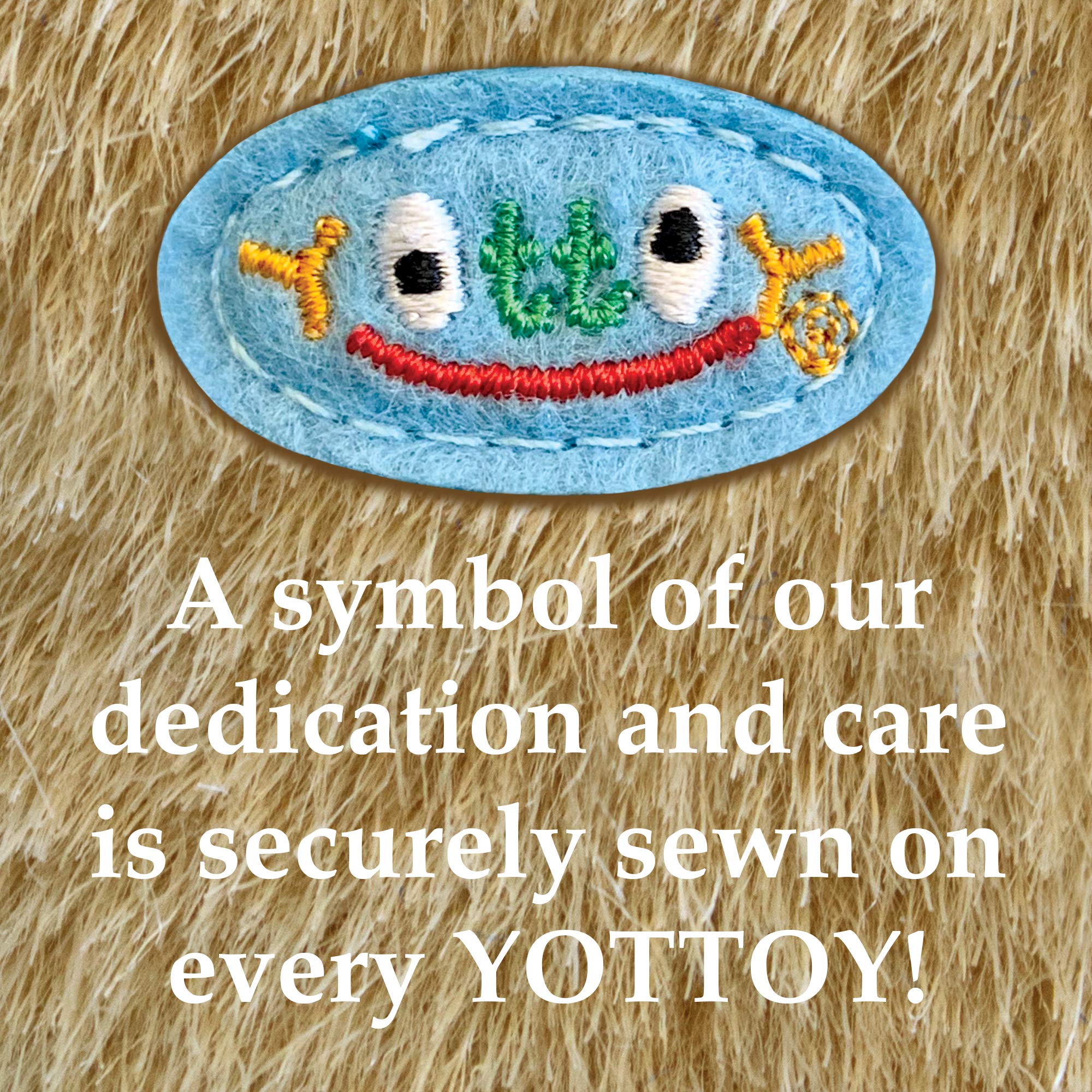 YOTTOY Paddington Bear uses surface washable fabric for easy cleaning after adventures.