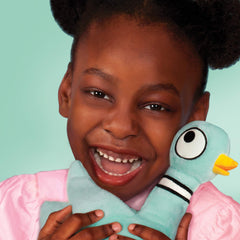 YOTTOY Pigeon is a large, comforting cuddle buddy for bedtime.