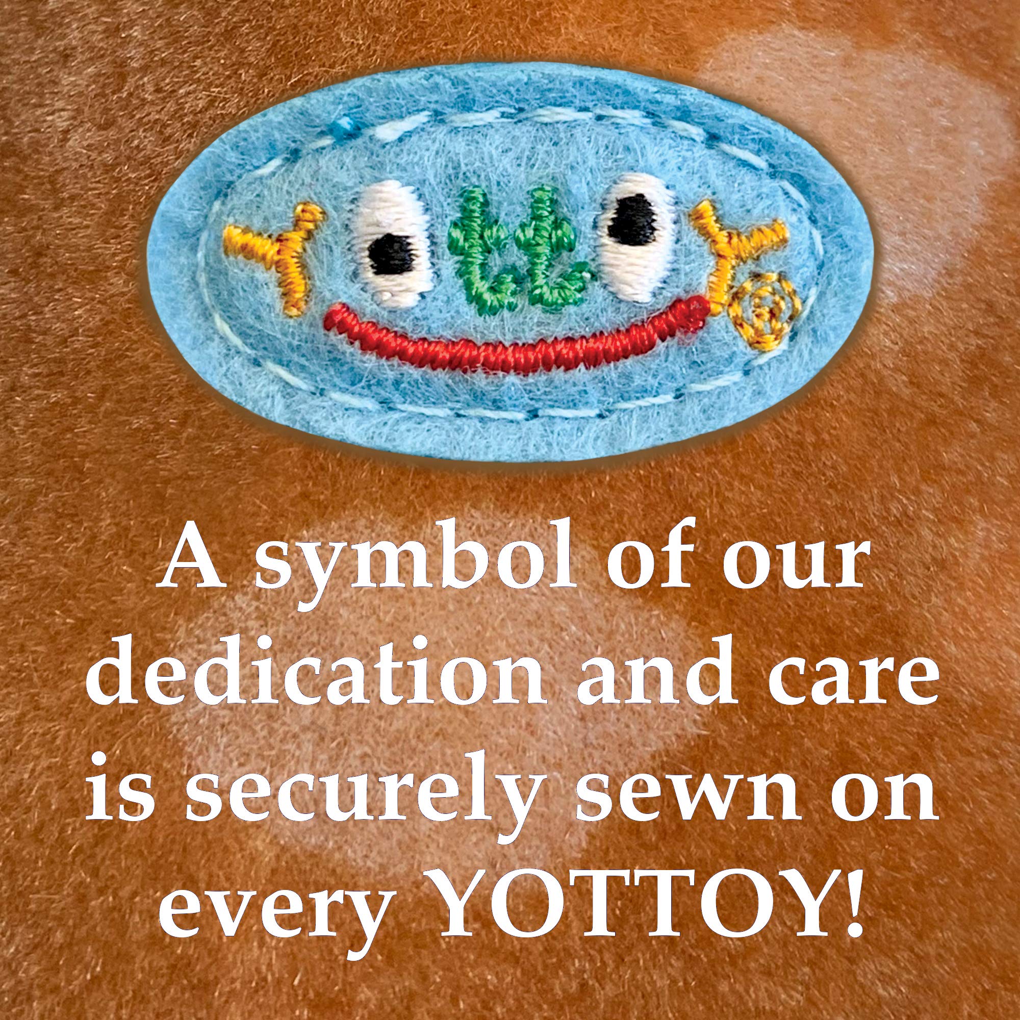 YOTTOY Velveteen Rabbit plush with soft spots and silky tail is ideal for nursery gifting.