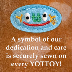 YOTTOY Velveteen Rabbit plush with soft spots and silky tail is ideal for nursery gifting.