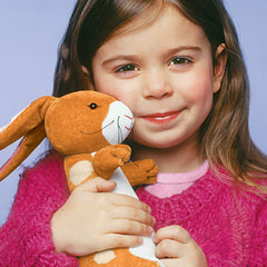 YOTTOY Velveteen Rabbit plush features a shimmery coat for an antique-inspired keepsake.