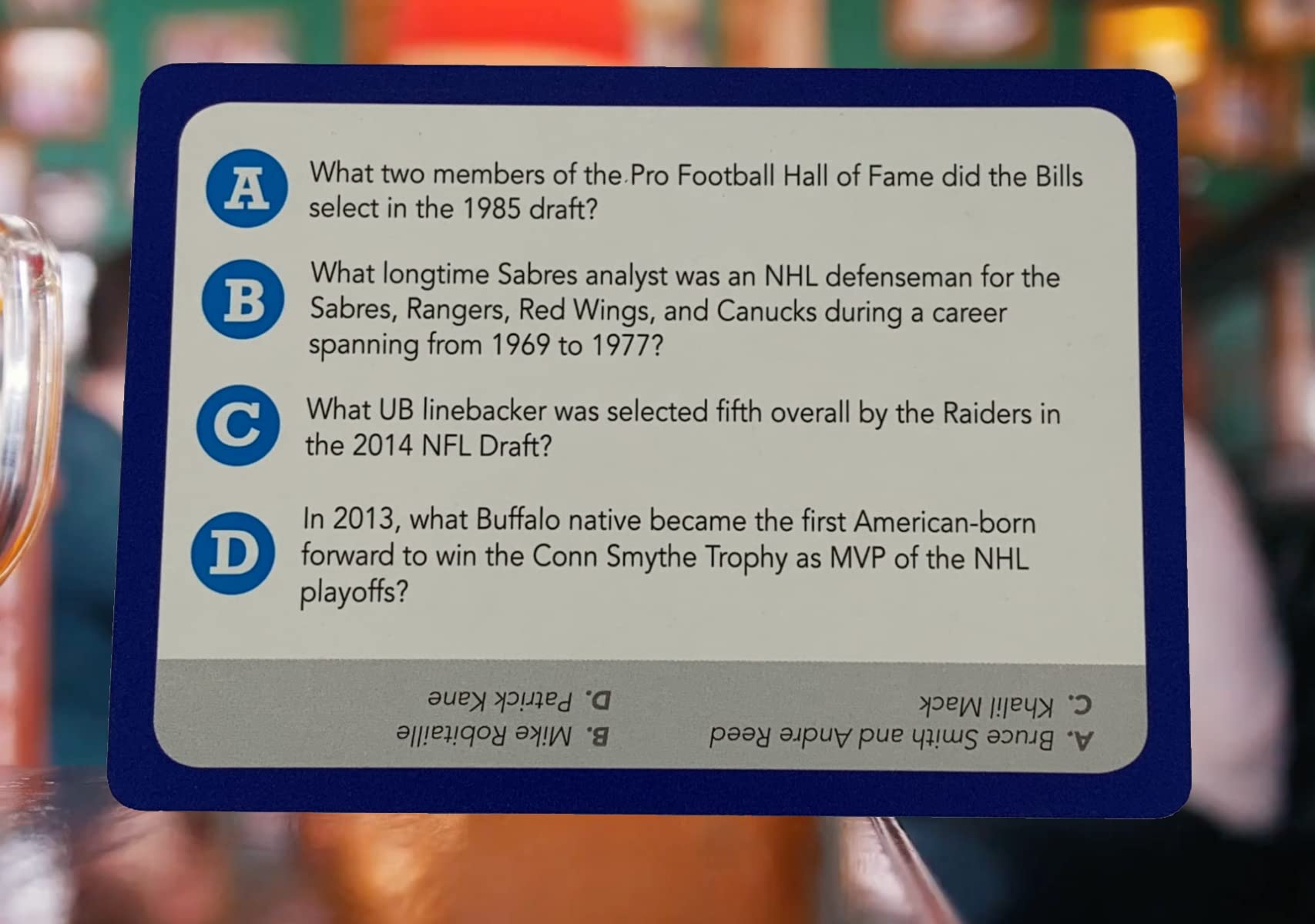 You Gotta Know Buffalo football trivia questions for fans.
