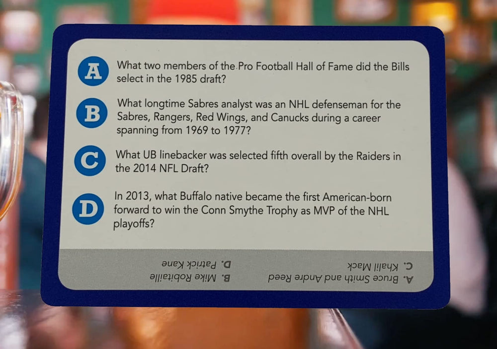 You Gotta Know Buffalo football trivia questions for fans.
