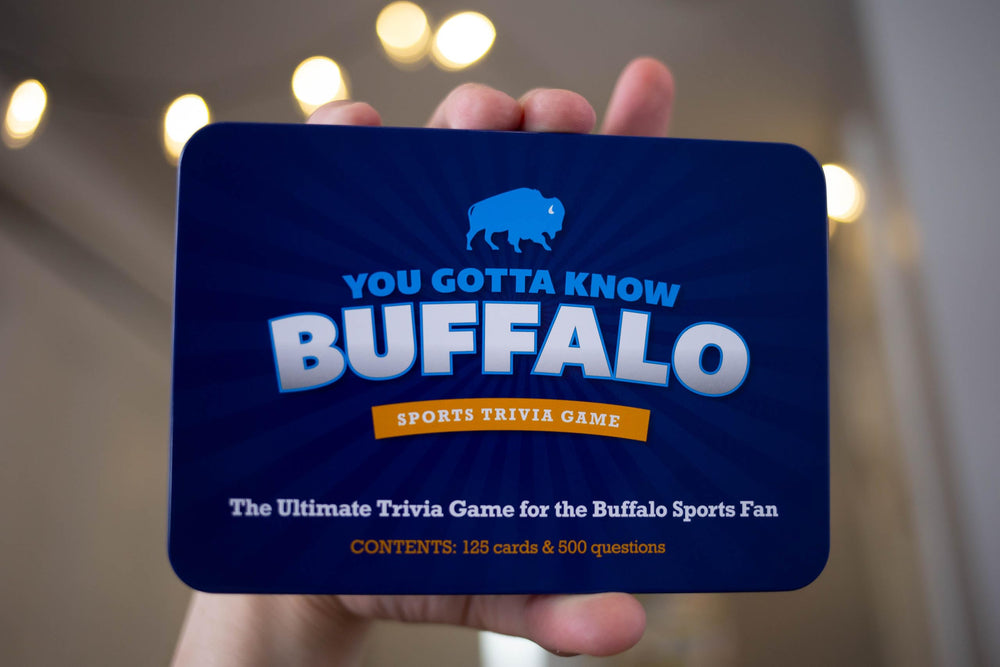 You Gotta Know Buffalo tin packaging tailored for gifting.