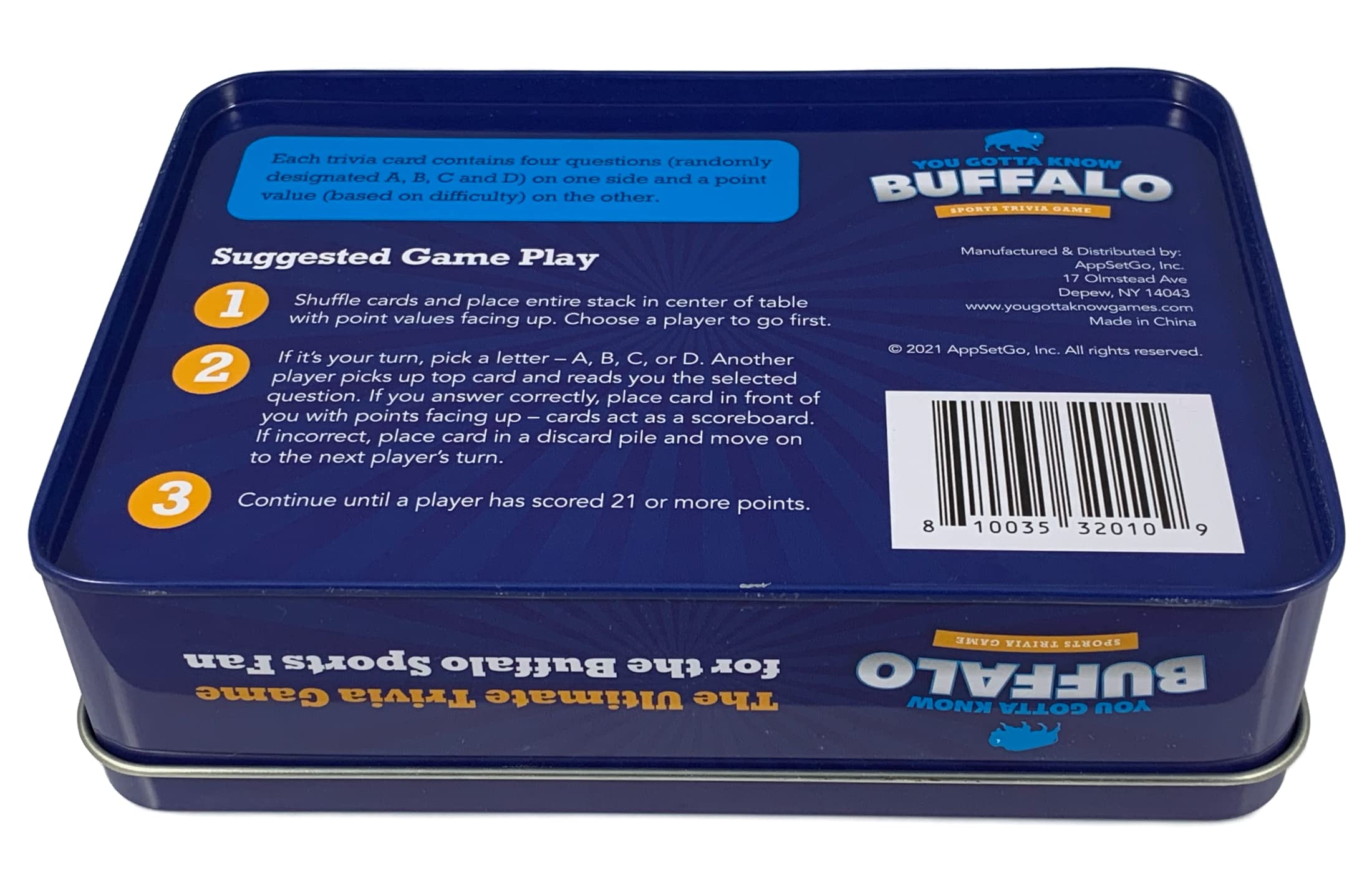 You Gotta Know Buffalo scoreboard setup supports race-to-21 play.