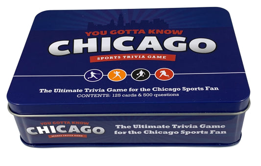 You Gotta Know Chicago metal tin packaging showcases premium storage and gift-ready presentation.