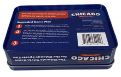 You Gotta Know Chicago question cards with point values enable quick Race to 21 excitement.