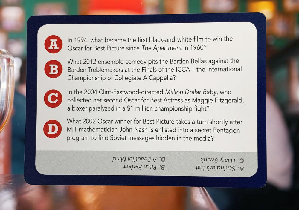 You Gotta Know Movies iconic movie moments featured on the cards