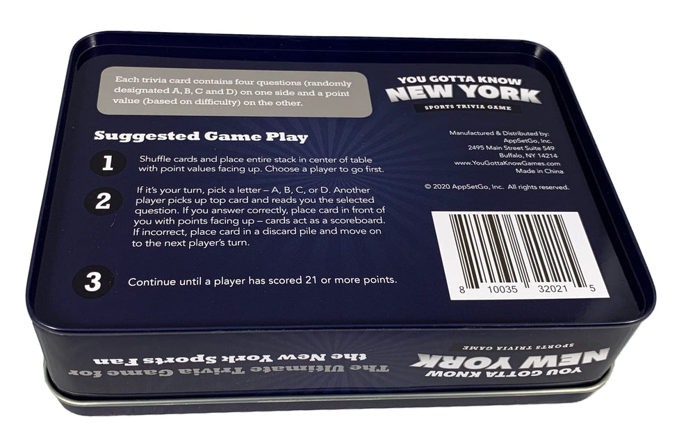 You Gotta Know New York Race to 21 gameplay for quick social rounds