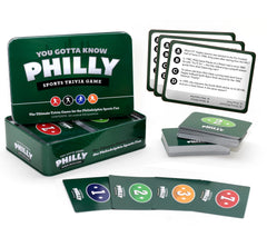 You Gotta Know Philadelphia trivia cards fuel quick, fun game nights.