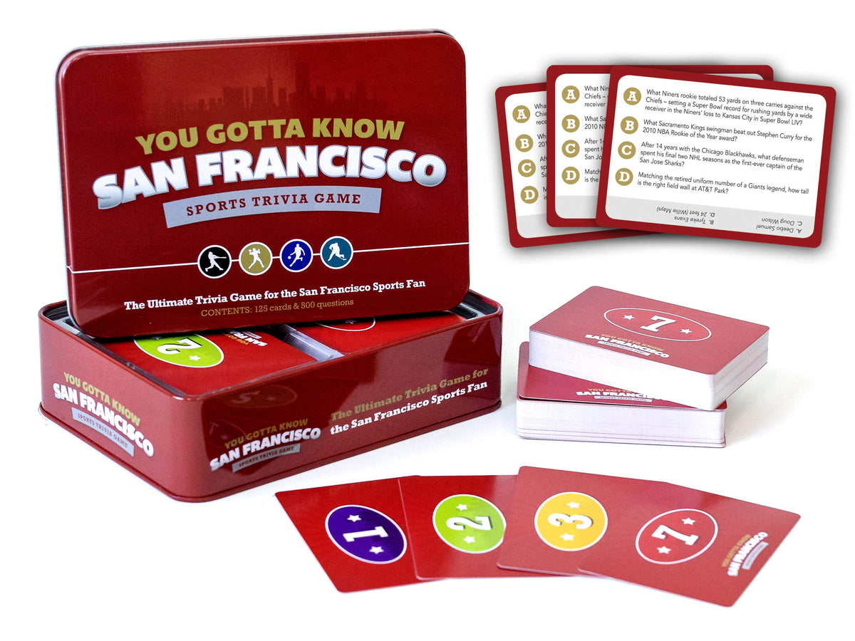 You Gotta Know San Francisco trivia cards reveal SF sports facts for game night fun