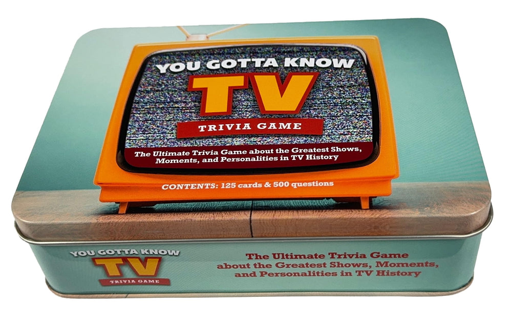125 trivia cards with 500 questions showcase You Gotta Know TV.