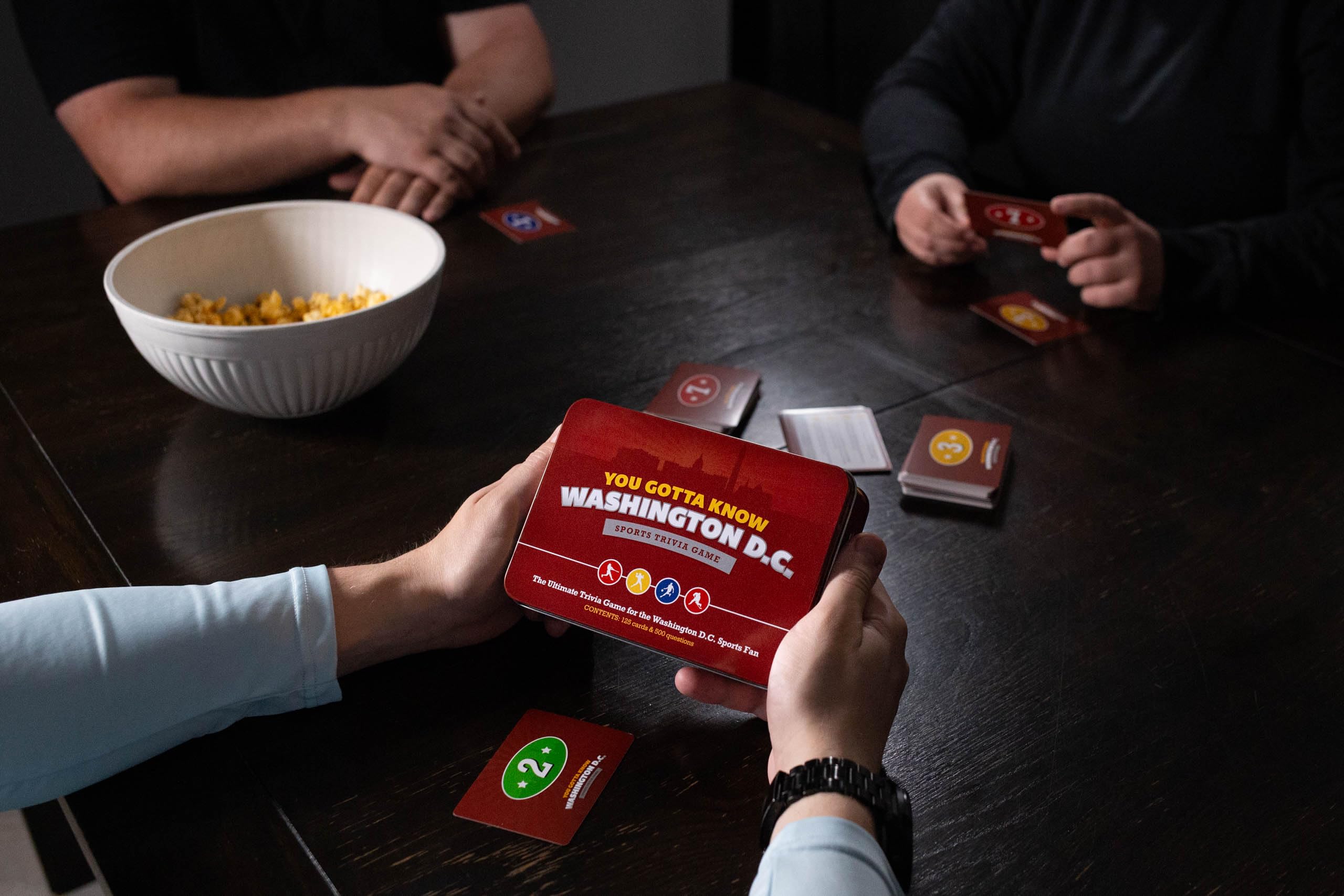 Gift-ready You Gotta Know TV box promotes easy giving.