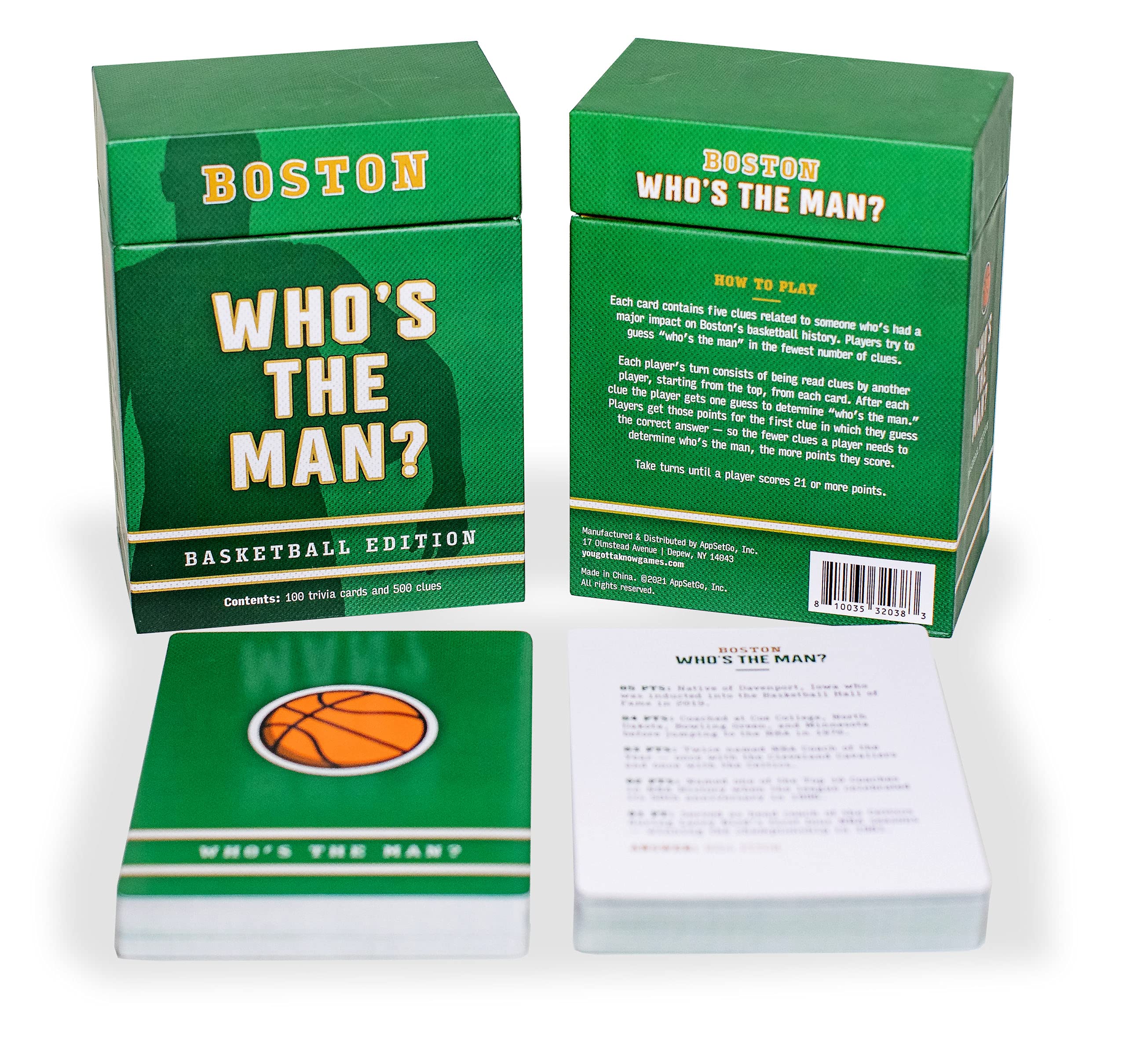You Gotta Know Who’s The Man? Boston basketball card pack reveals clues for trivia fun.