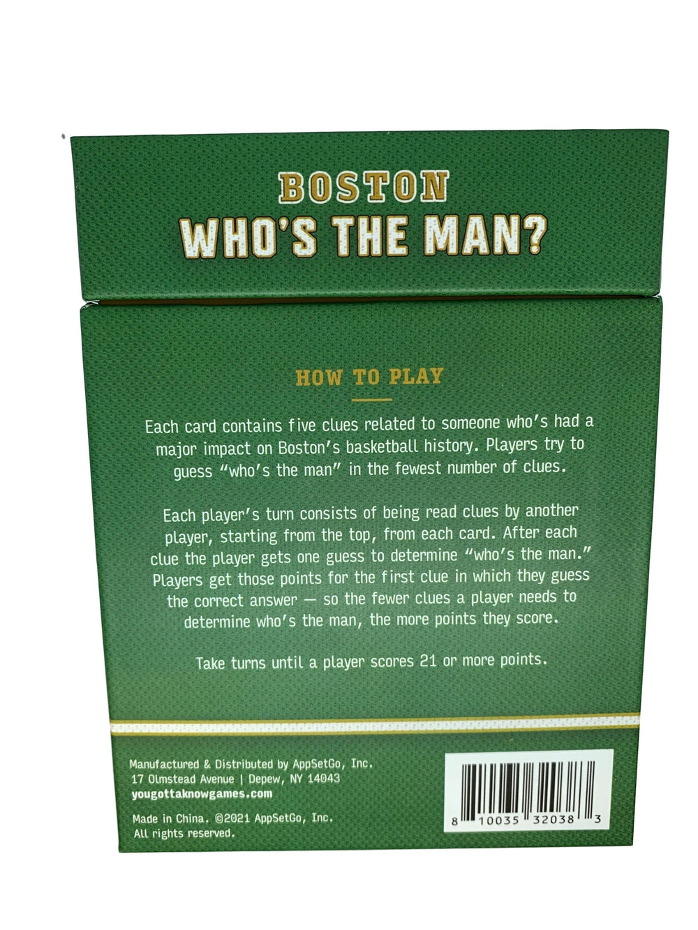 You Gotta Know Who’s The Man? Player profile cards showcase career highlights for fans.