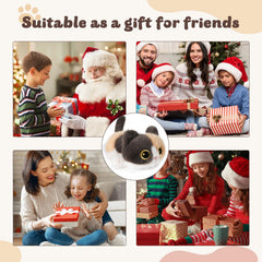 YOUBLEK Calico Cat plush with satisfaction service and support.