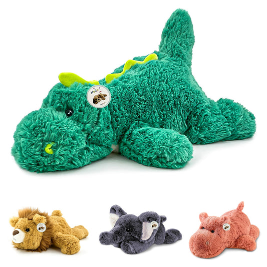 YOUBLEK 20-inch weighted plush front view offers a cozy hug