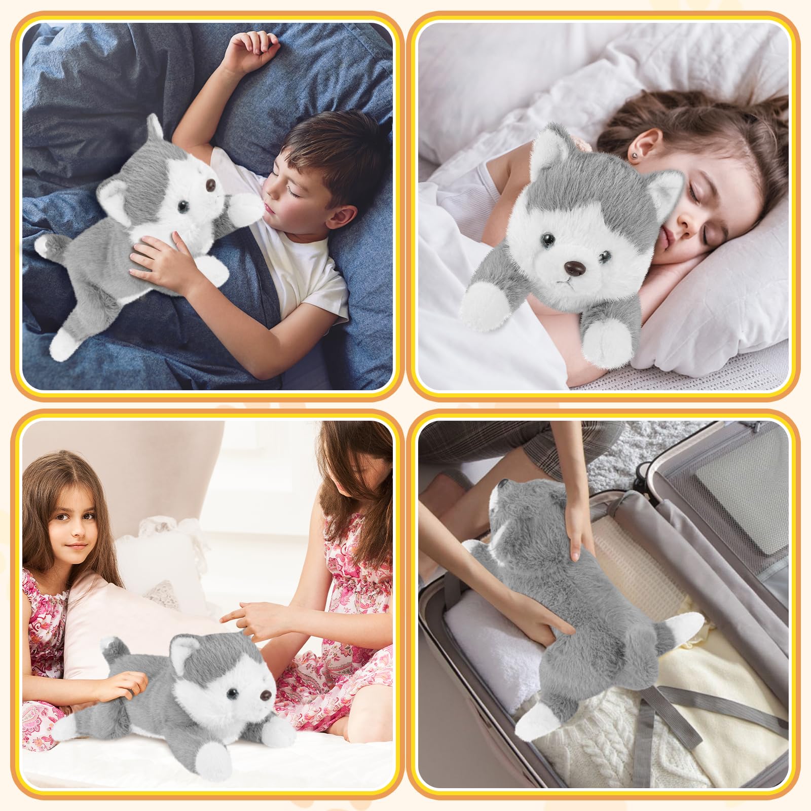 YOUBLEK dog plush doubles as cozy decor for home and office.