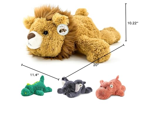 YOUBLEK gift-ready packaging for the lion plush