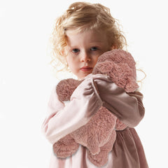 YOUBLEK pink hippo weighted plush gift-ready for kids and adults
