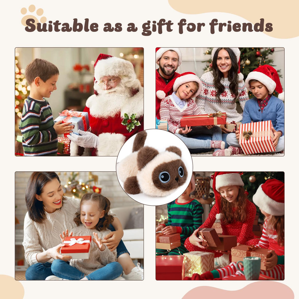 YOUBLEK Siamese Cat relaxing companion for reading or travel.