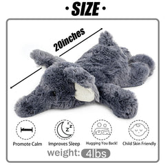 YOUBLEK weight distribution around tummy and legs creates a realistic cuddle feel.