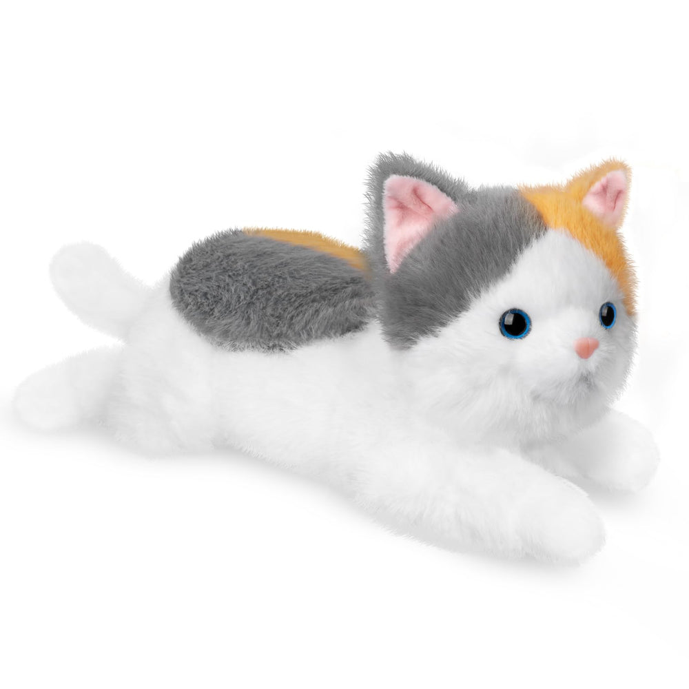 YOUBLEK weighted cat 19 inch close-up highlights cuddly design and comforting weight.