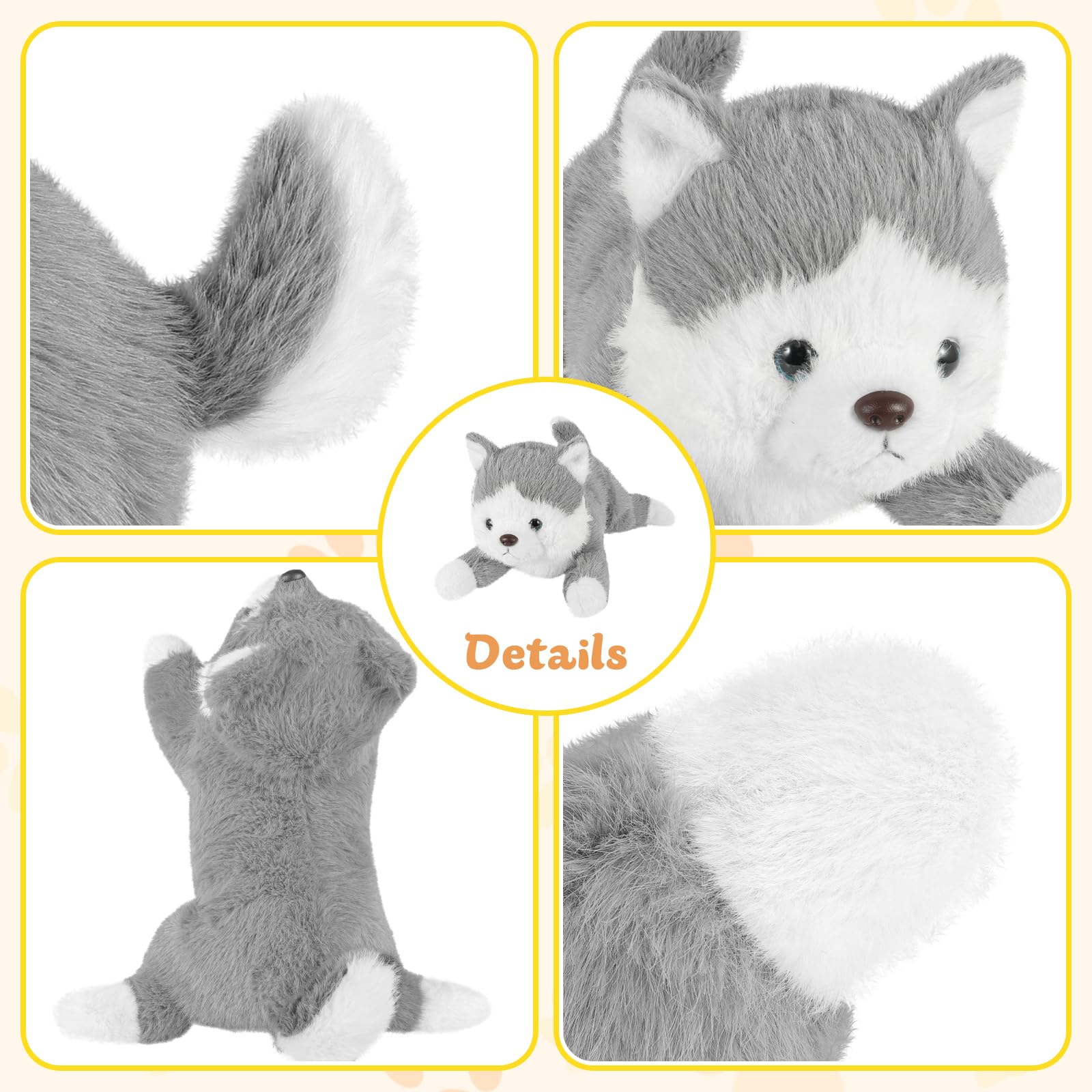 YOUBLEK weighted dog stuffed toy makes a versatile gift for all ages.
