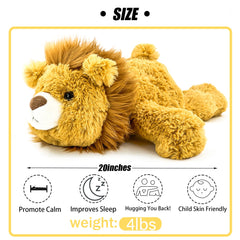 YOUBLEK lion plush safety with lab-tested materials for peace of mind.