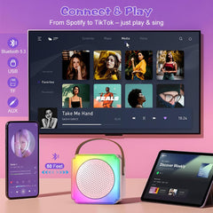YOUBST Bluetooth connection streams rhymes and pop songs