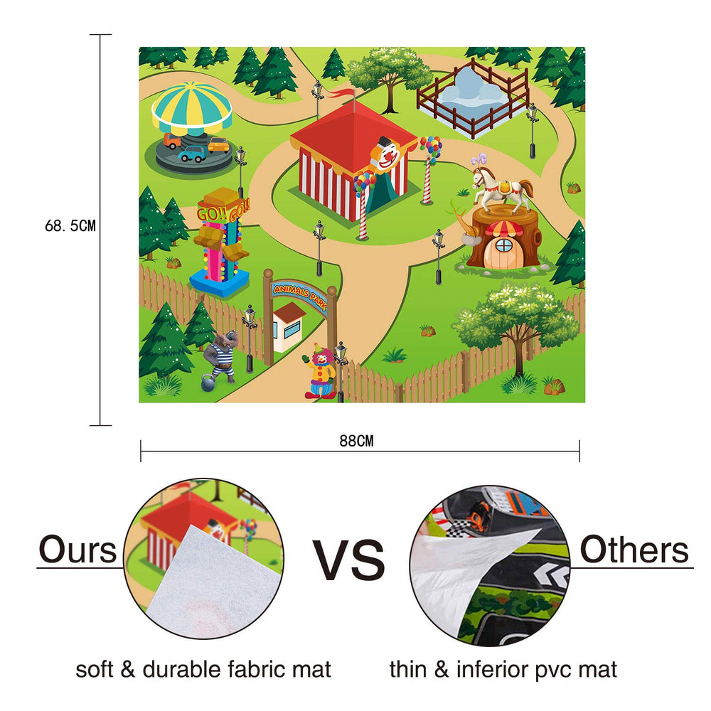 YouCute zebra figure supports pretend zoo experiences and color recognition