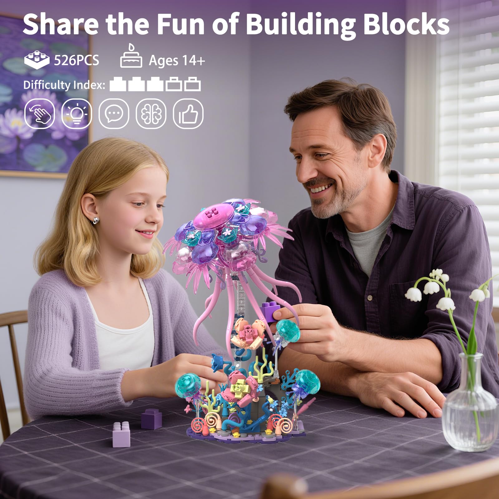 Youeefy Jellyfish Kit Christmas tree detail inspires festive underwater scenes
